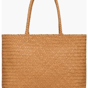 Madewell Woven Tan Tote Bag